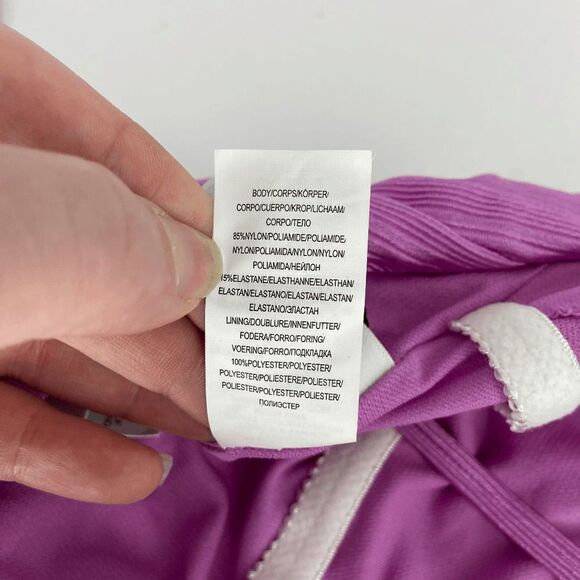 BikiniLab women's fuschia one piece belted bathing suit womens m - Picture 4 of 9